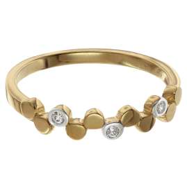 trendor 41360 Ladies' Ring Gold 333 with Cubic Zirconia