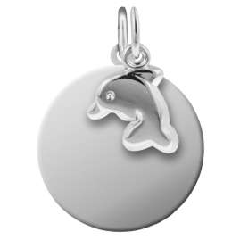 trendor 87653 Silver Kid's Engraving Set Dolphin