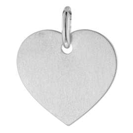 trendor 75694 Engraving Pendant For Children White Gold 333 (8 ct) Heart 14 mm
