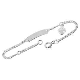 trendor 39511 Gravur-Armband für Baby und Kleinkind 925 Silber 14/12 cm