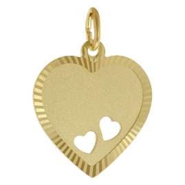 trendor 51933 Ladies Engraving Pendant Gold 333 (8 ct) Heart With Name