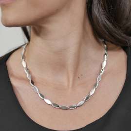 trendor 75580 Damen-Halskette Silber 925 Zirkonia Collier