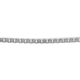 trendor 71873 Women's Necklace 333 White Gold Box Chain width 0.9 mm