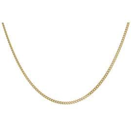 trendor 72023 Fine Curb Chain Necklace Gold 333 1,1 mm