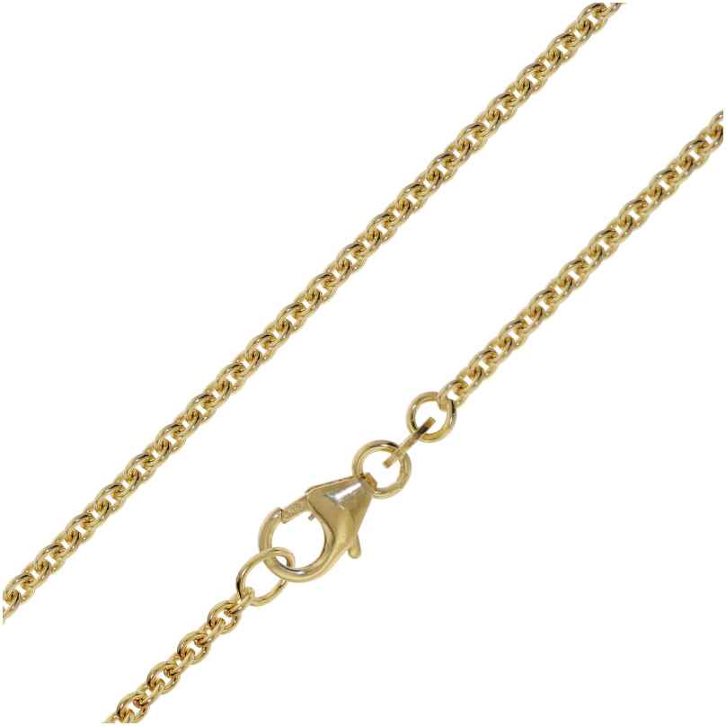 trendor 72078 Necklace Anchor Chain Gold 333 / 8 Ct 2,0 mm