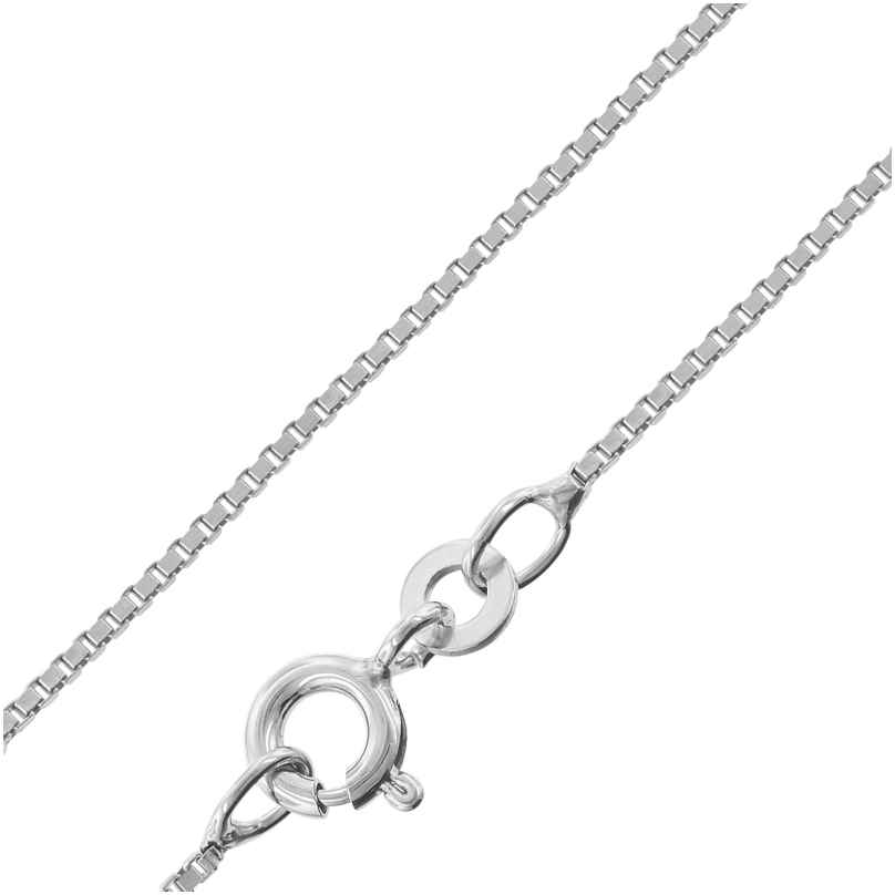 trendor 75171 Ladies' Necklace 585 White Gold 14 Carat Thickness 0.9 mm