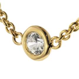 trendor 75193 Gold Necklace for Women Gold 375 Cubic Zirconia