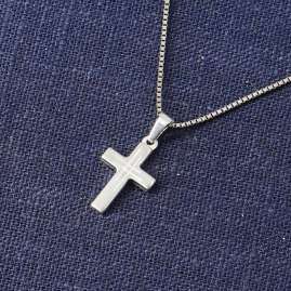 trendor 15039 Children's Necklace with Cross Pendant 925 Silver