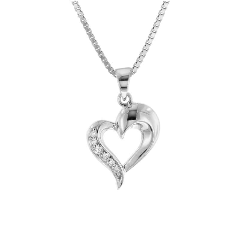 trendor 15040 Kid's Necklace With Heart Pendant 925 Silver