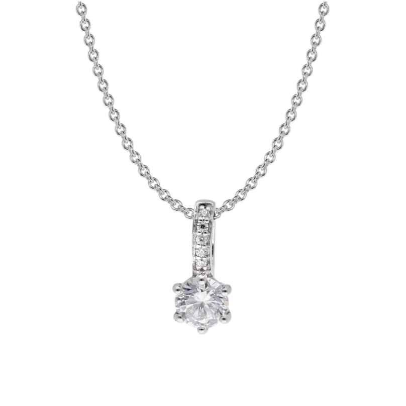 trendor 15129 Women's Necklace 925 Silver with Cubic Zirconia 4262408151296
