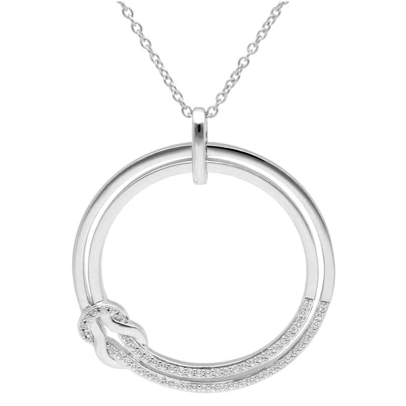 trendor 15149 Damen-Halskette Silber mit Zirkonia 4262408151494
