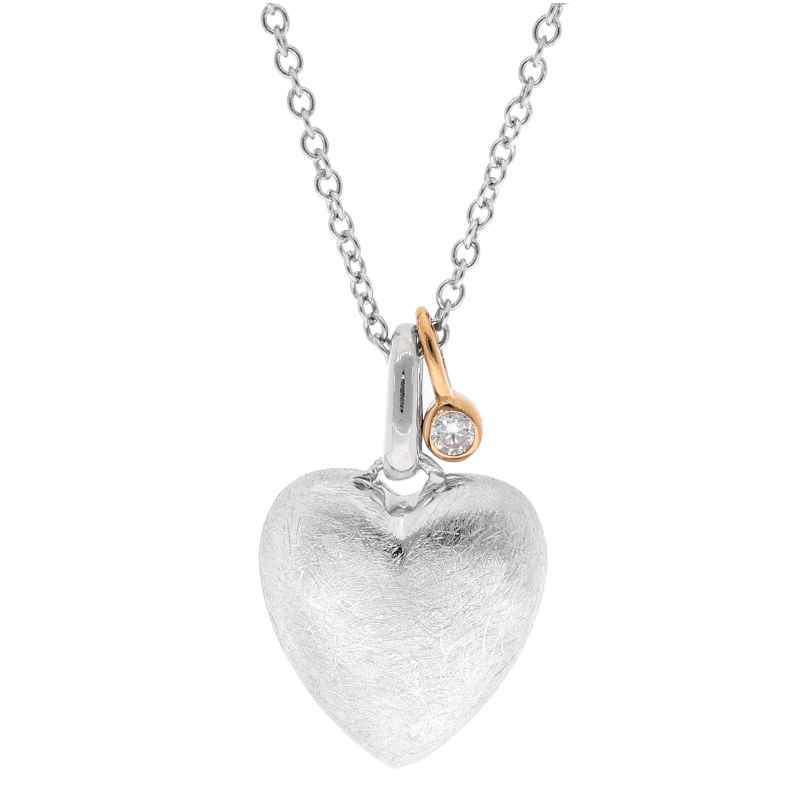 trendor 15158 Women's Silver Necklace with Heart Pendant 4262408151586