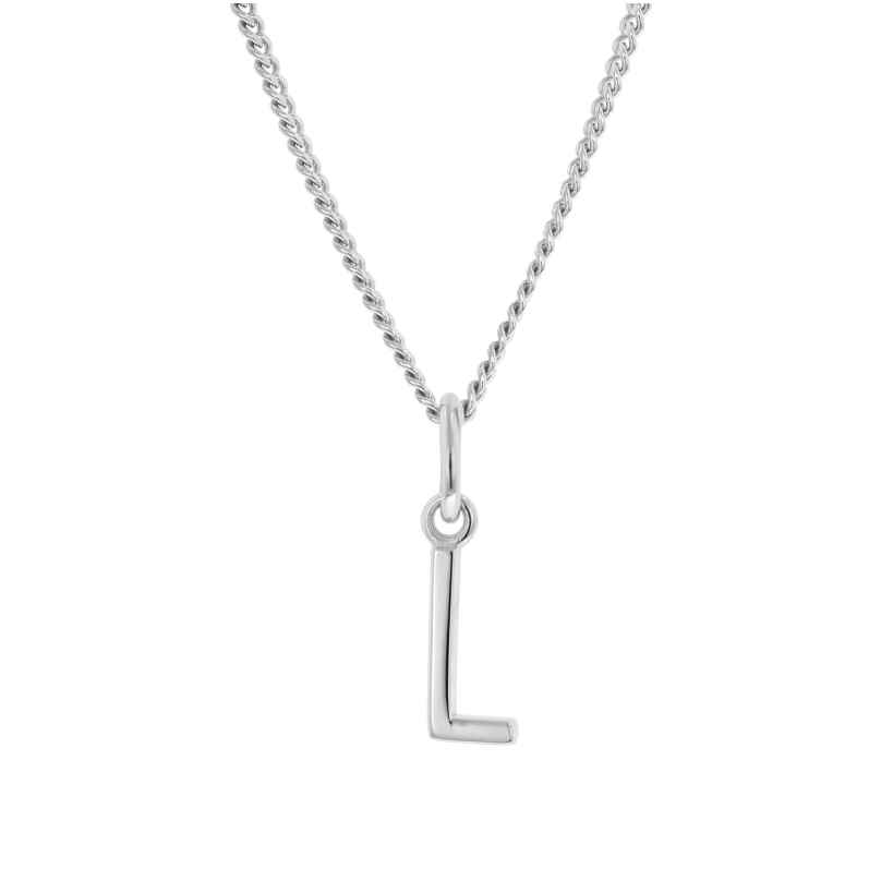 trendor 15210-L Women's Necklace with Letter L Pendant Silver 925