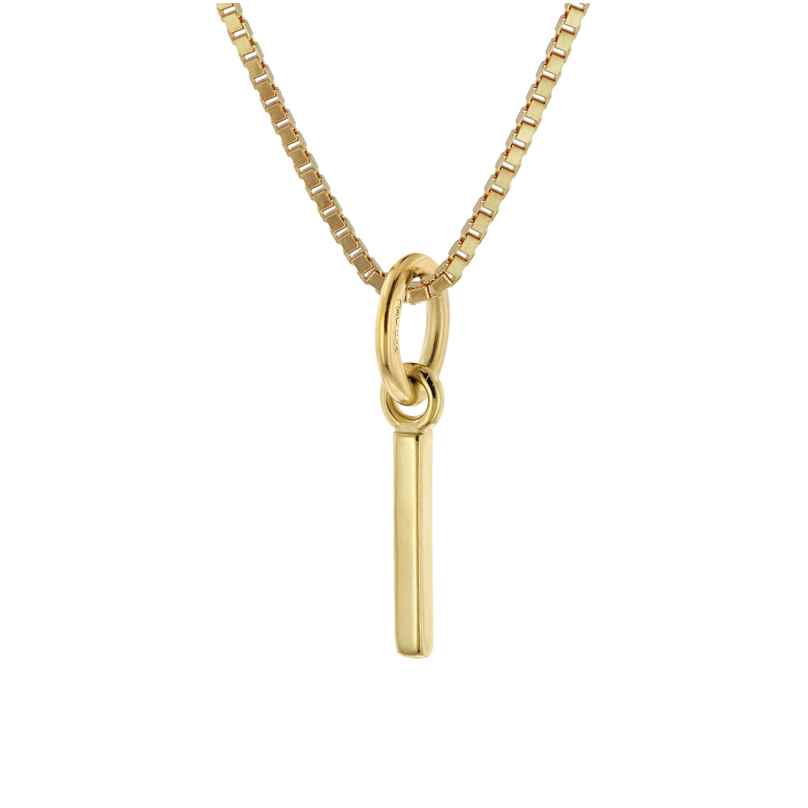 trendor 15255-I Women's Necklace with Letter I Gold Plated Silver 925