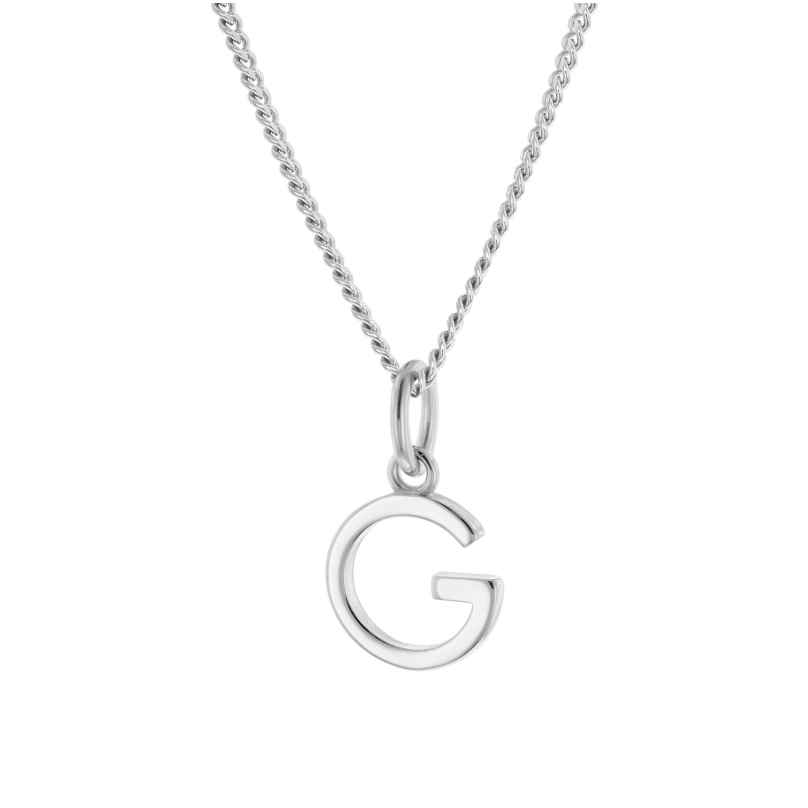 trendor 15210-G Women's Necklace with Letter G Pendant Silver 925
