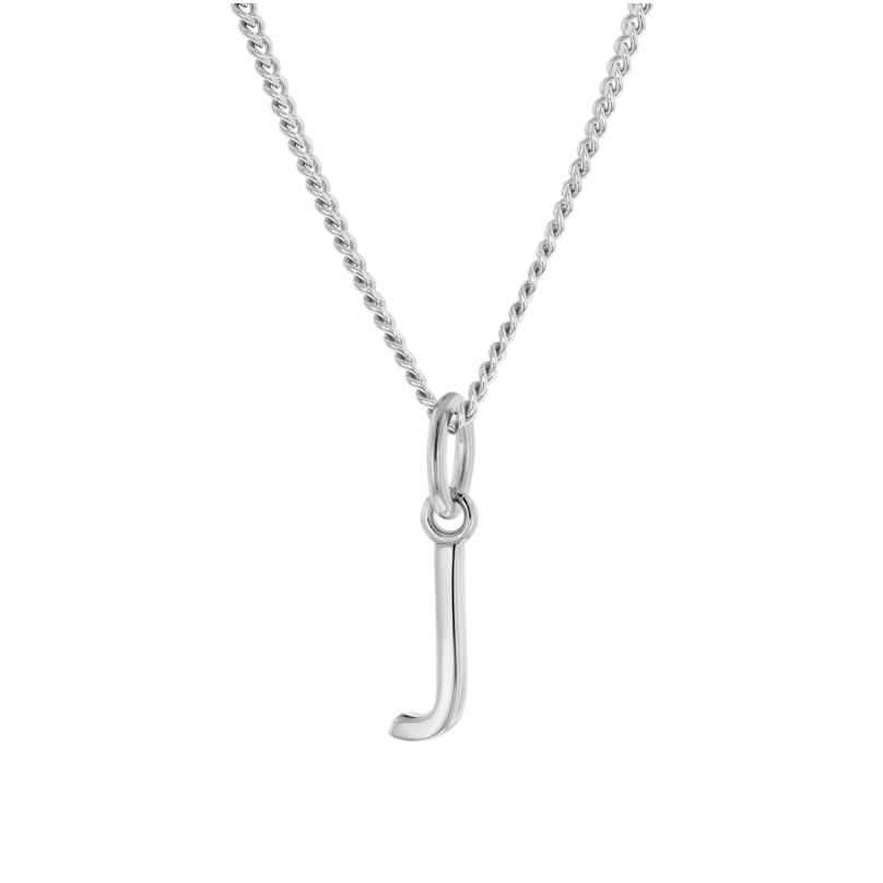 trendor 15210-J Women's Necklace with Letter J Pendant Silver 925