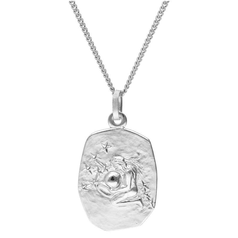 trendor 15330-02 Zodiac Aquarius Necklace Silver 925