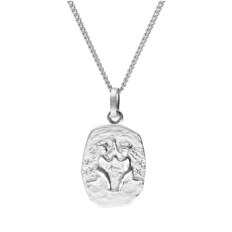trendor 15310-06 Gemini Zodiac Necklace Silver 925