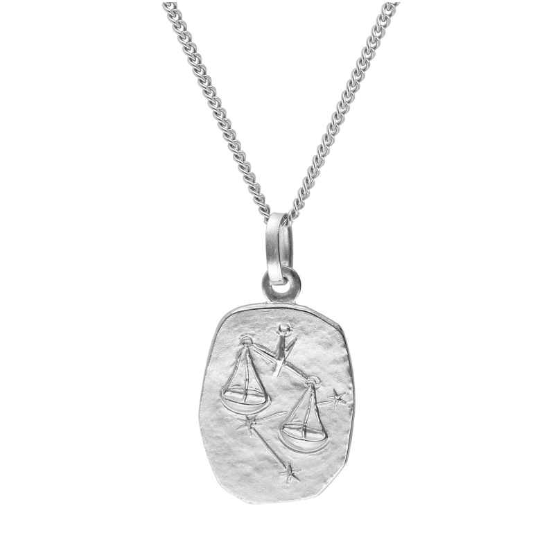 trendor 15310-10 Libra Zodiac Necklace Silver 925