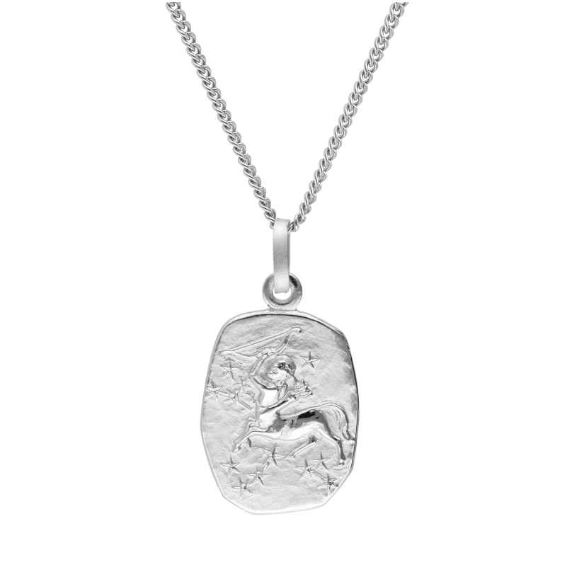 trendor 15310-12 Sagittarius Zodiac Necklace Silver 925
