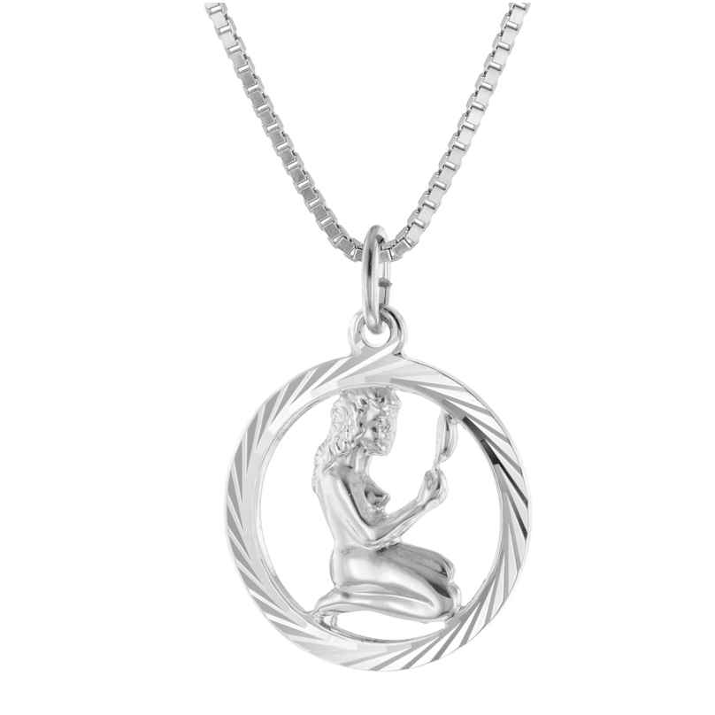 trendor 15360-09 Virgo Zodiac Necklace Silver 925