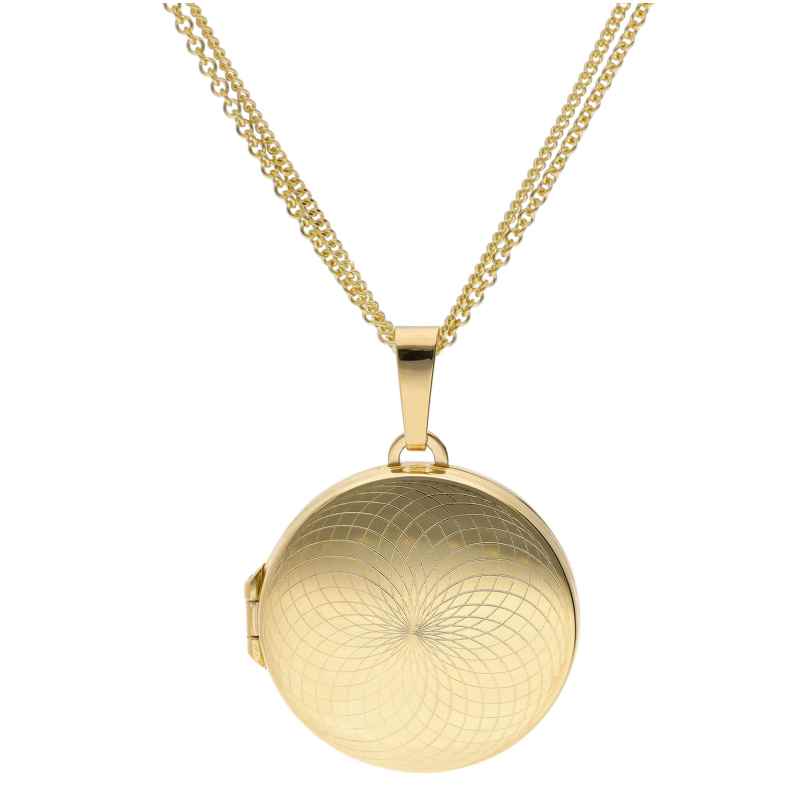 trendor 15522 Halskette mit Medaillon Gold 333 / 8K Damen-Collier