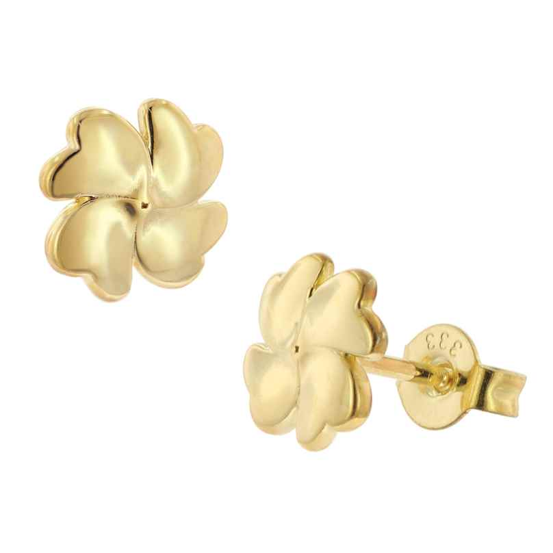 trendor 15543 Earrings Four-Leaf Clover Gold 333 / 8K 4262408155430