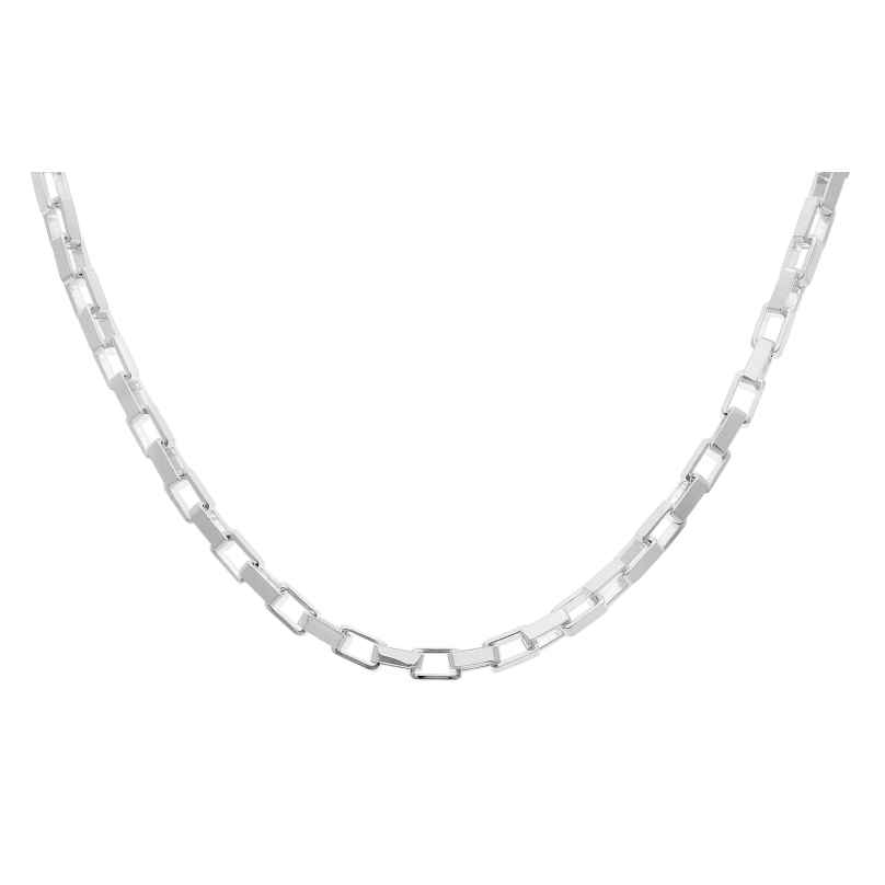 trendor 15630 Men's Necklace 925 Silver Box Chain 3.9 mm