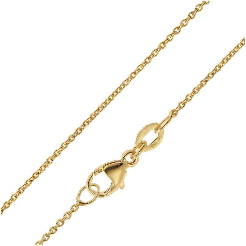 trendor 15766 Fine Anchor Chain 18 Carat Gold 750 Necklace Width 1.1 mm