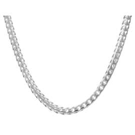 trendor 15795 Herren-Halskette 925 Silber Fuchsschwanzkette Breite 5,1 mm