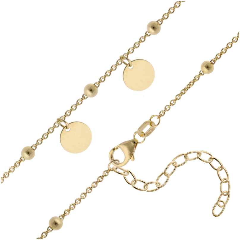 trendor 15874 Women's Necklace Gold Plated 925 Silver Fantasy Chain 4262408158745
