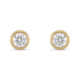 trendor 15881 Damen-Ohrringe Gold 750/18K Diamant-Ohrstecker 0,35 ct