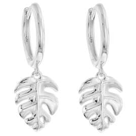 trendor 15933 Women's Earrings with Monstera Leaf 925 Silver