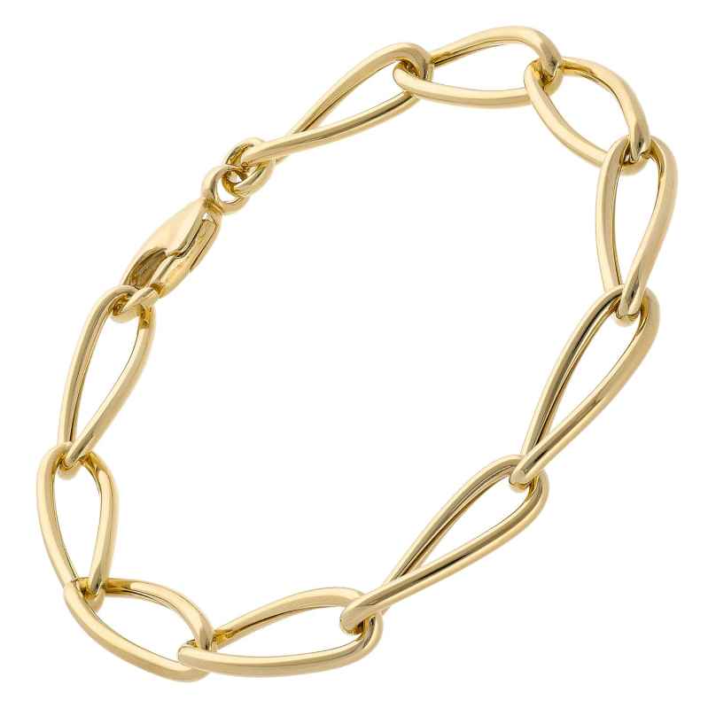 trendor 15962 Women's Bracelet Fantasy Gold 585 / 14K Width 8.3 mm 4262408159629