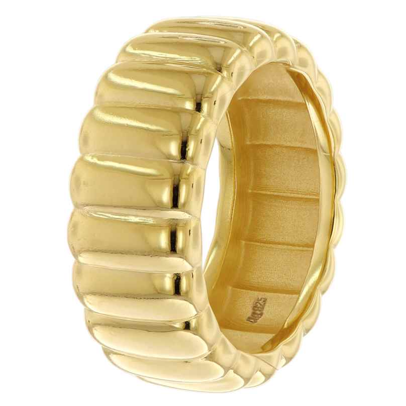 trendor 15988 Women's Ring Gold Plated 925 Silver