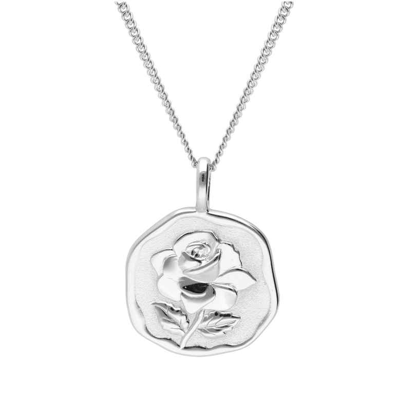 trendor 68000-06 Necklace With Month Flower June 925 Sterling Silver