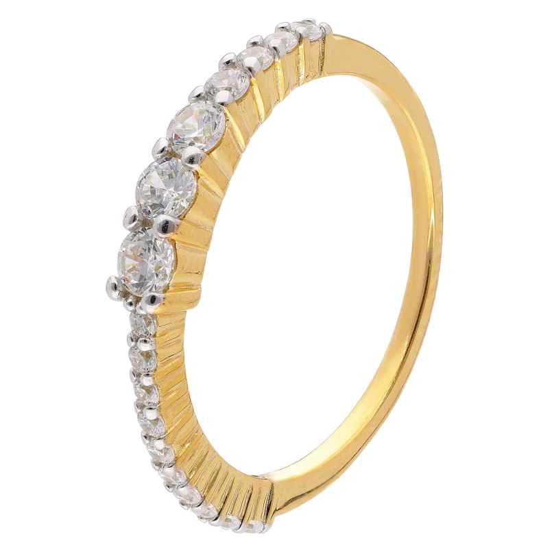 trendor 68470 Damenring Gold 333/8K Zirkonia-Ring