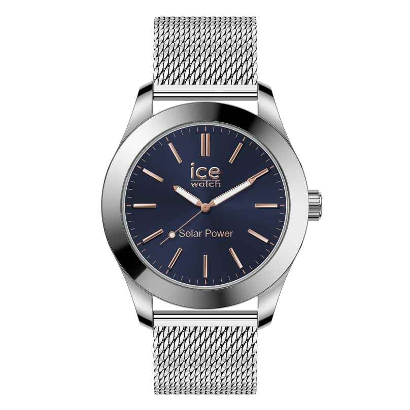 Ice-Watch 023794 Herrenuhr ICE Steel Solar M Dunkelblau 4895173335303