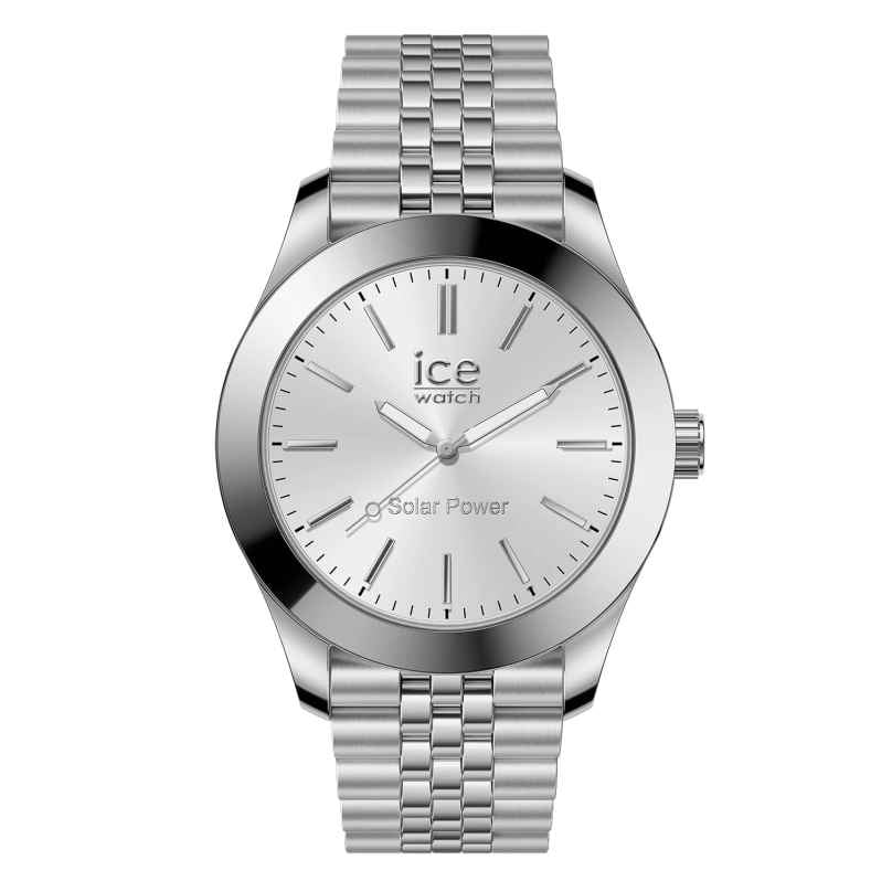 Ice-Watch 023797 Herrenuhr ICE Steel Solar M Silber 4895173335334