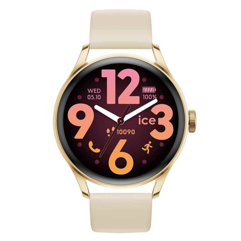 Ice-Watch 025115 Smartwatch ICE Smart 3.0 Round Goldfarben/Beige 4895173345036