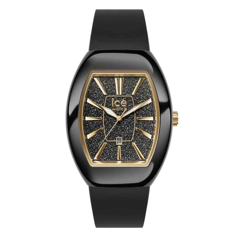 Ice-Watch 024030 Damen-Armbanduhr ICE Dome S Schwarz Glitzer 4895173336577
