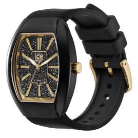 Ice-Watch 024030 Damen-Armbanduhr ICE Dome S Schwarz Glitzer