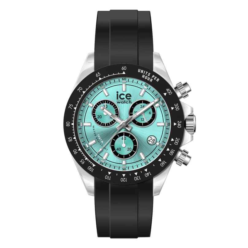 Ice-Watch 025633 Herren-Armbanduhr Chronograph Bewatch Klar Schwarz Türkis 4895173348198
