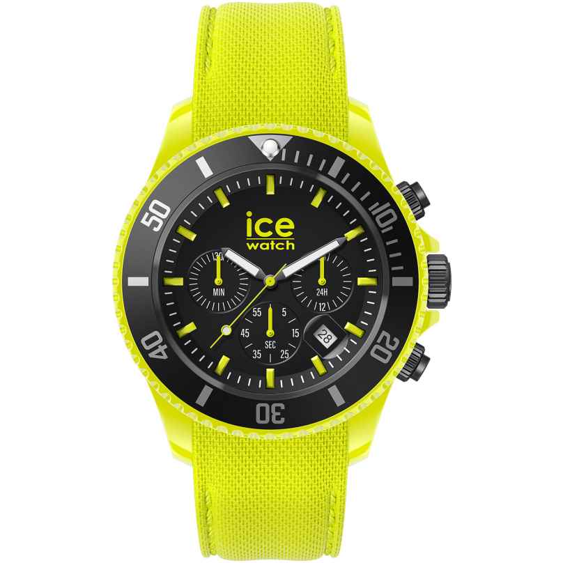 Ice-Watch 019838 Herrenuhr Chronograph ICE Chrono L Neongelb 4895173305320