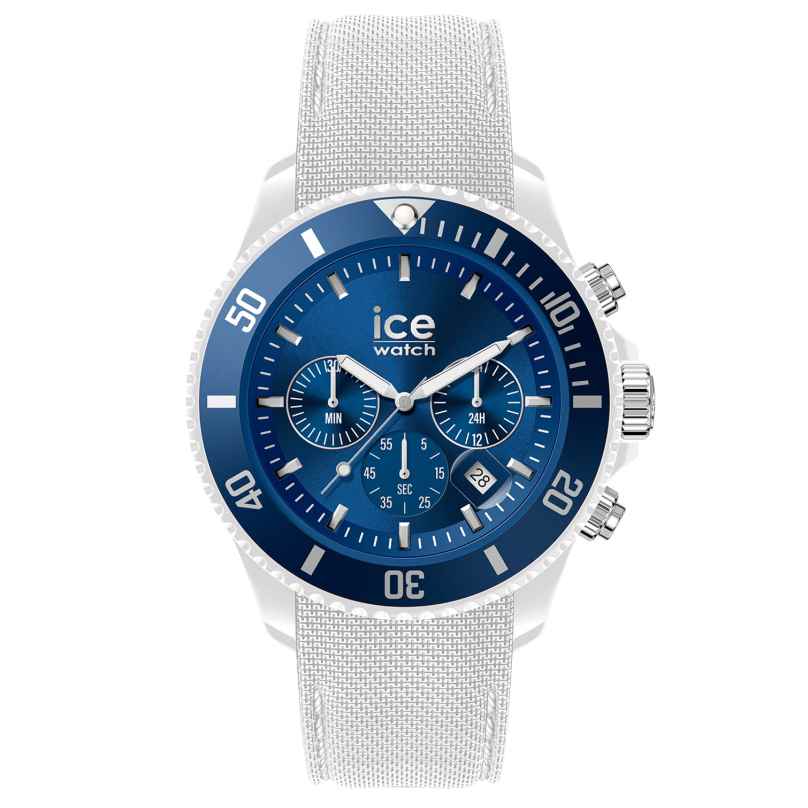 Ice-Watch 020624 Herrenuhr Chronograph ICE Chrono L White Blue 4895173310089