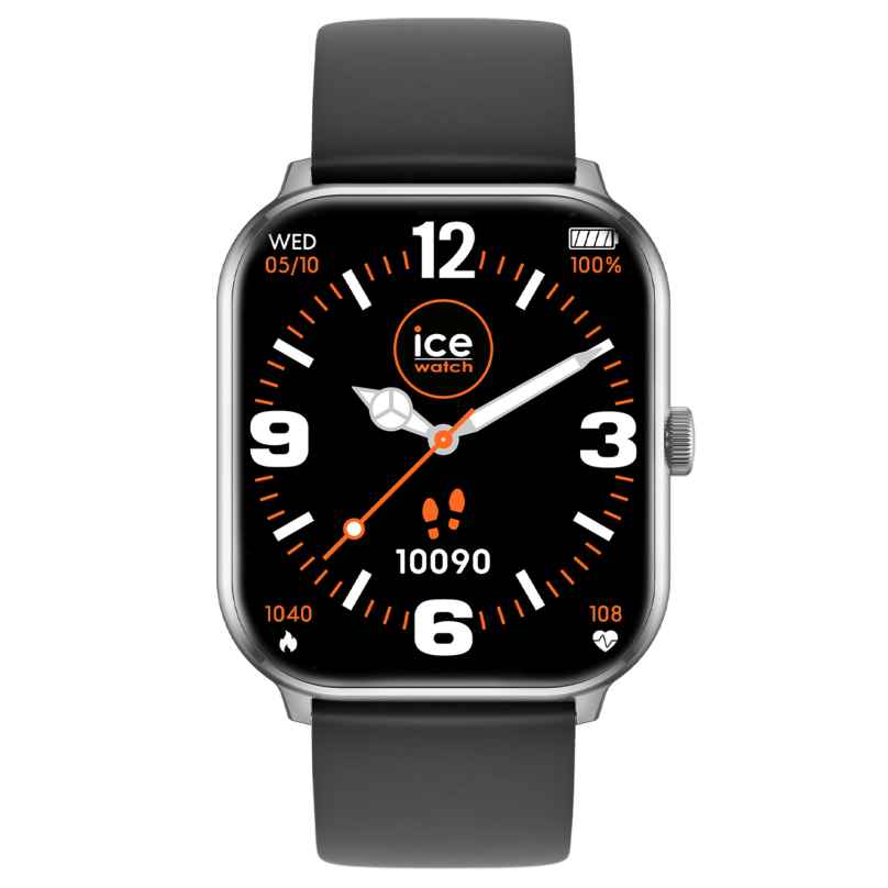 Ice-Watch 021411 Smartwatch ICE smart one Silberfarben/Schwarz 4895173315015