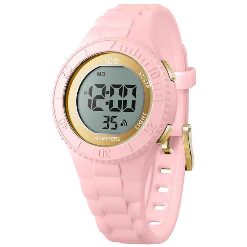 Ice-Watch 021608 Women's and Youth' Watch ICE Digit S Pink/Gold Tone 4895173316302
