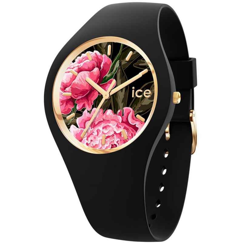 Ice-Watch 021737 Ladies' Wristwatch ICE Flower S Black Dahlia 4895173316609