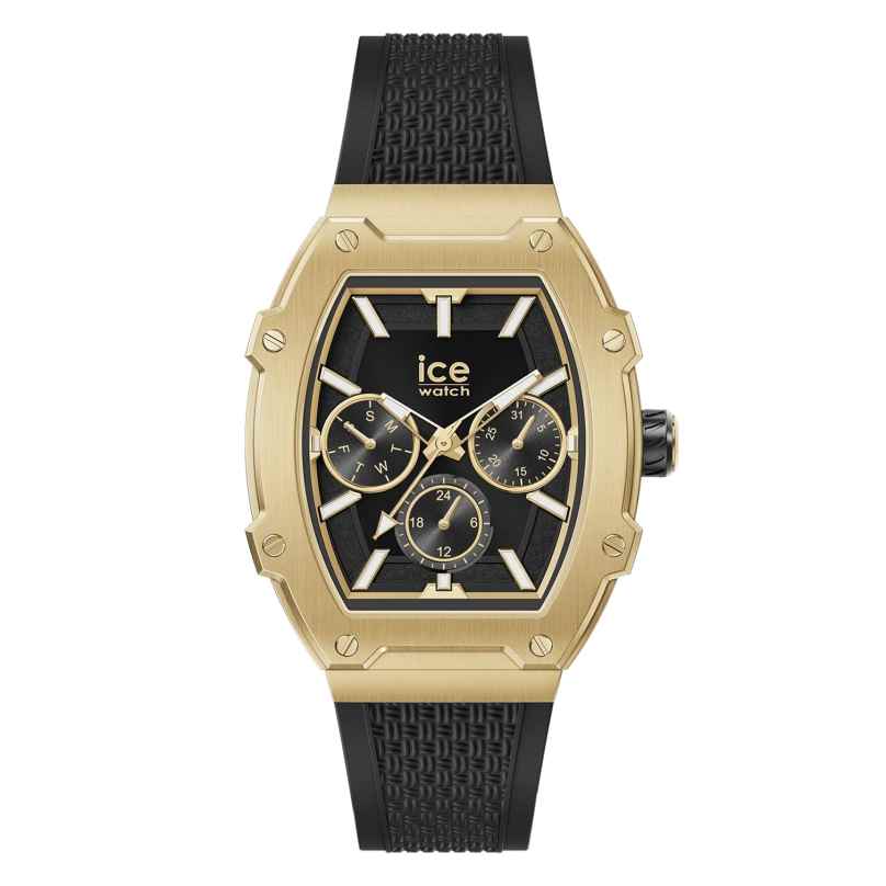 Ice-Watch 022866 Unisex-Uhr Multifunktion ICE Boliday S Goldfarben/Schwarz 4895173327681