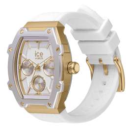 Ice-Watch 022871 Unisexuhr Multifunktion ICE Boliday S Weiß Goldfarben
